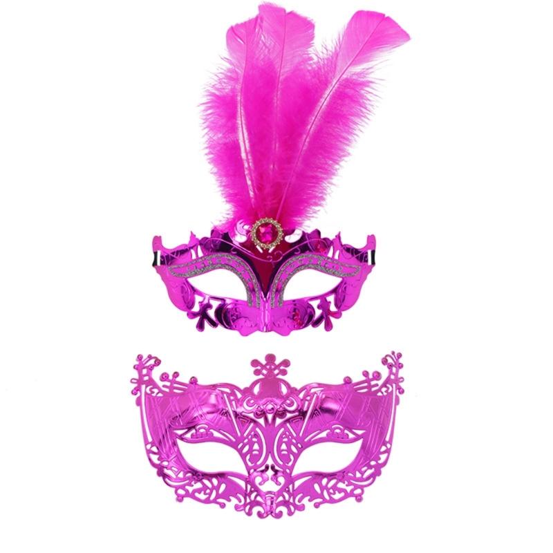 Couple Masquerade Mask Venetians Party Mask Halloween Costume Mask Mardi Gras Mask for Couples Women Men Half Face Mask