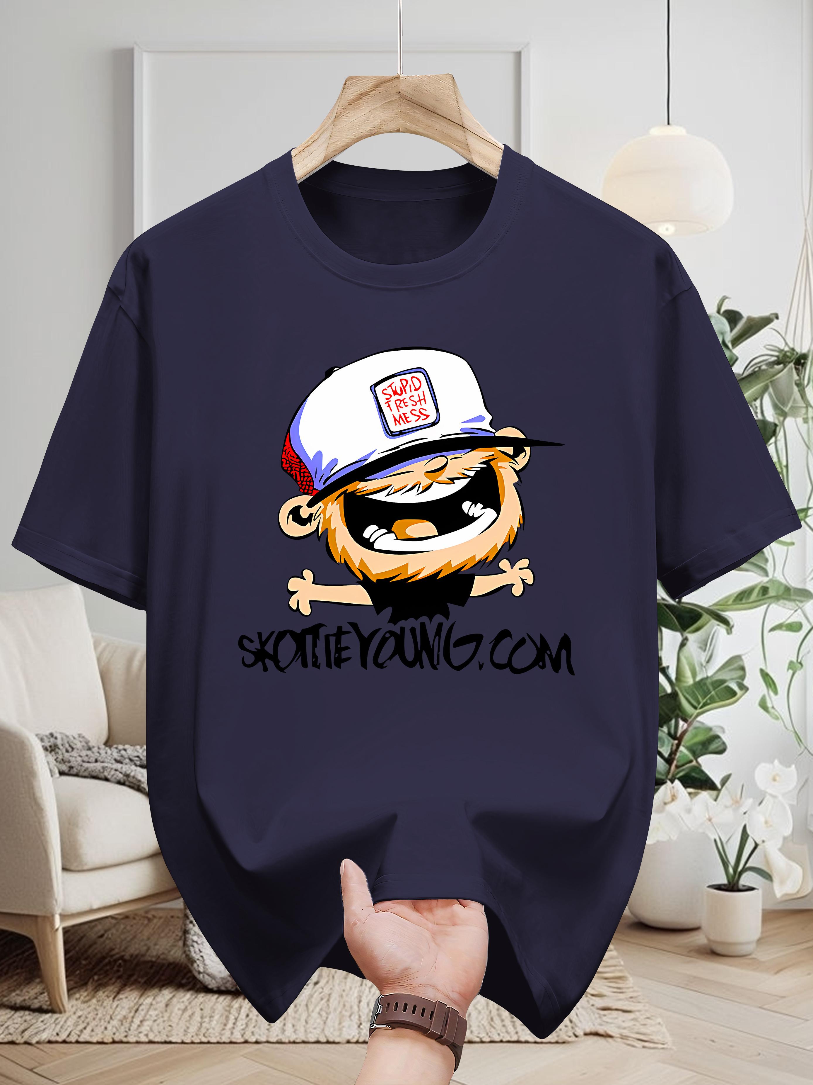 200g 100% Cotton Casual T-shirt - Skottie Young Graphic XXXL