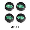 NEW 4pcs 62mm Car Wheel Center Cap Logo Hub Badge Rims Cover Land Rover Discovery 3 4 R4 LR2 Range Rover Evoque Sport Dander 2 3