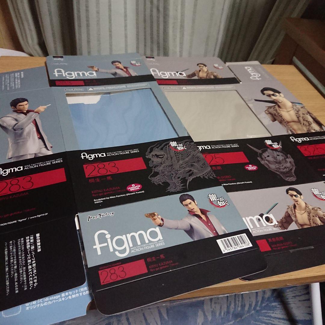 

[USED] figma Yakuza Kiryu & Majima empty box