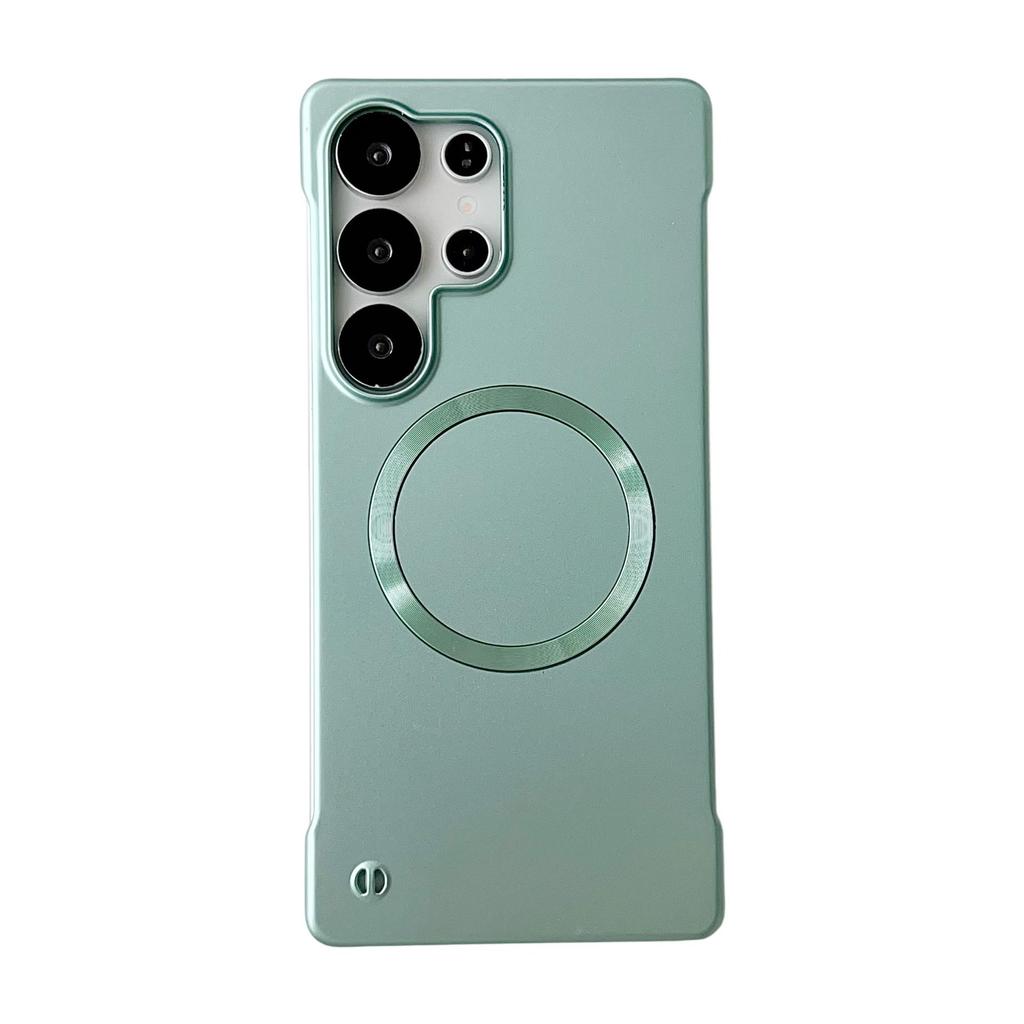 [Frameless Metallic Paint Magnetic Case] Suitable for S25U/S24/S23 Mobile Phone Case, Simple Heat Dissipation and Magnetic Charging