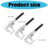 F Type Large Opening Manual Spanner Wrench Adjustable Hand Wrench Multifunction Spanner Plumbing Wrench