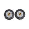 2Pcs Car Carbon fiber Non-slip Water Coaster Leather Interior Pad Holder For Porsche Cayenne Panamera Macan 911 718 Cayman 918YC3 