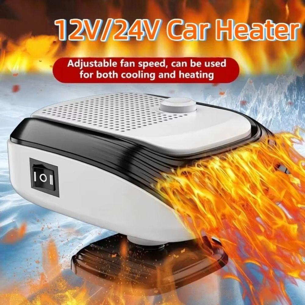 Dual Speed Defroster Fast Heating Windshield Heater Portable Car Heater Front Demister