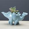 Cartoon Tier Dinosaurier Sukkulente Blumentopf Hausgarten Kreativ Innen Keramik Blume Ornament