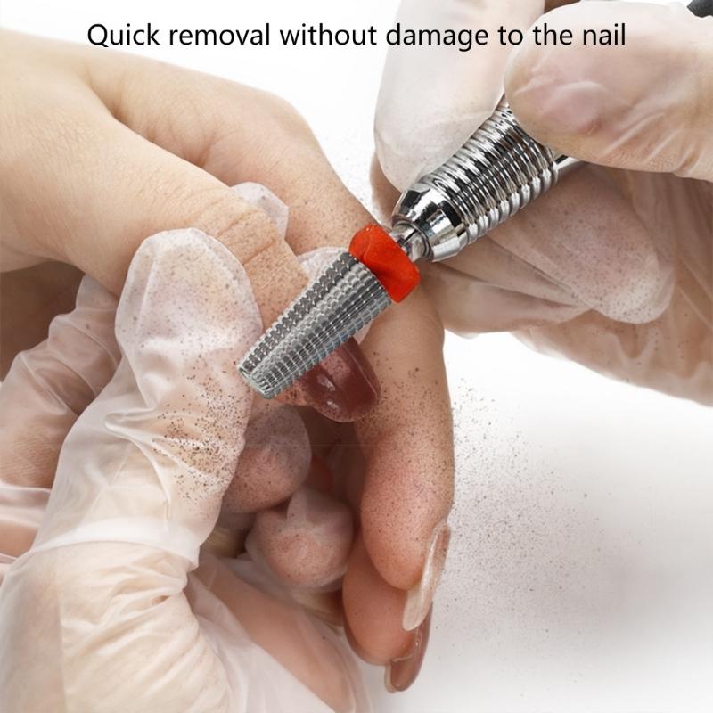 Practical Tungsten Steel Nail Care Drill Head Home and Salon Manicure Accessory for Trimming Grinding Polishing