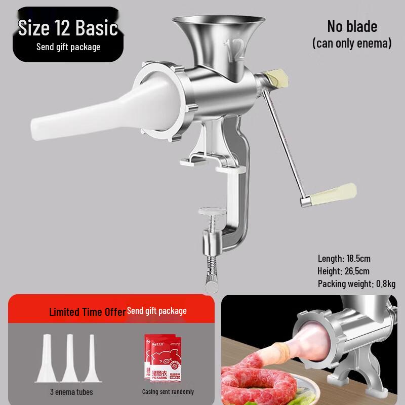 Zhaoran Stainless Steel Manual Sausage Stuffer