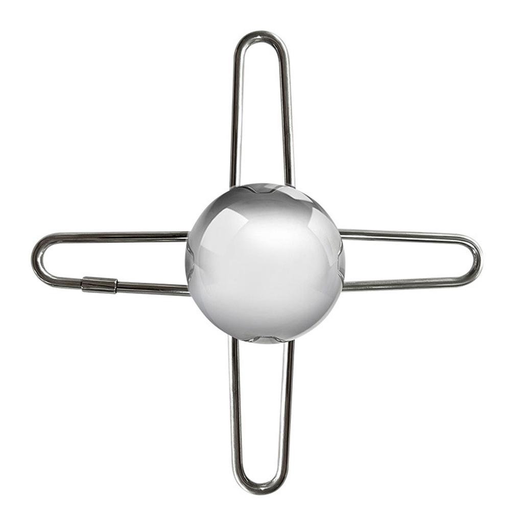 Iskulor i stål för svalkande uppfriskning Kylande iskula med hållare Puck med ställ Isbollar för smakrika klunkar