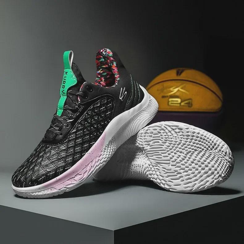 Men's Large Size Non-Slip Breathable Basketball Shoes for Youth & Children - Ideal for Training & Sports