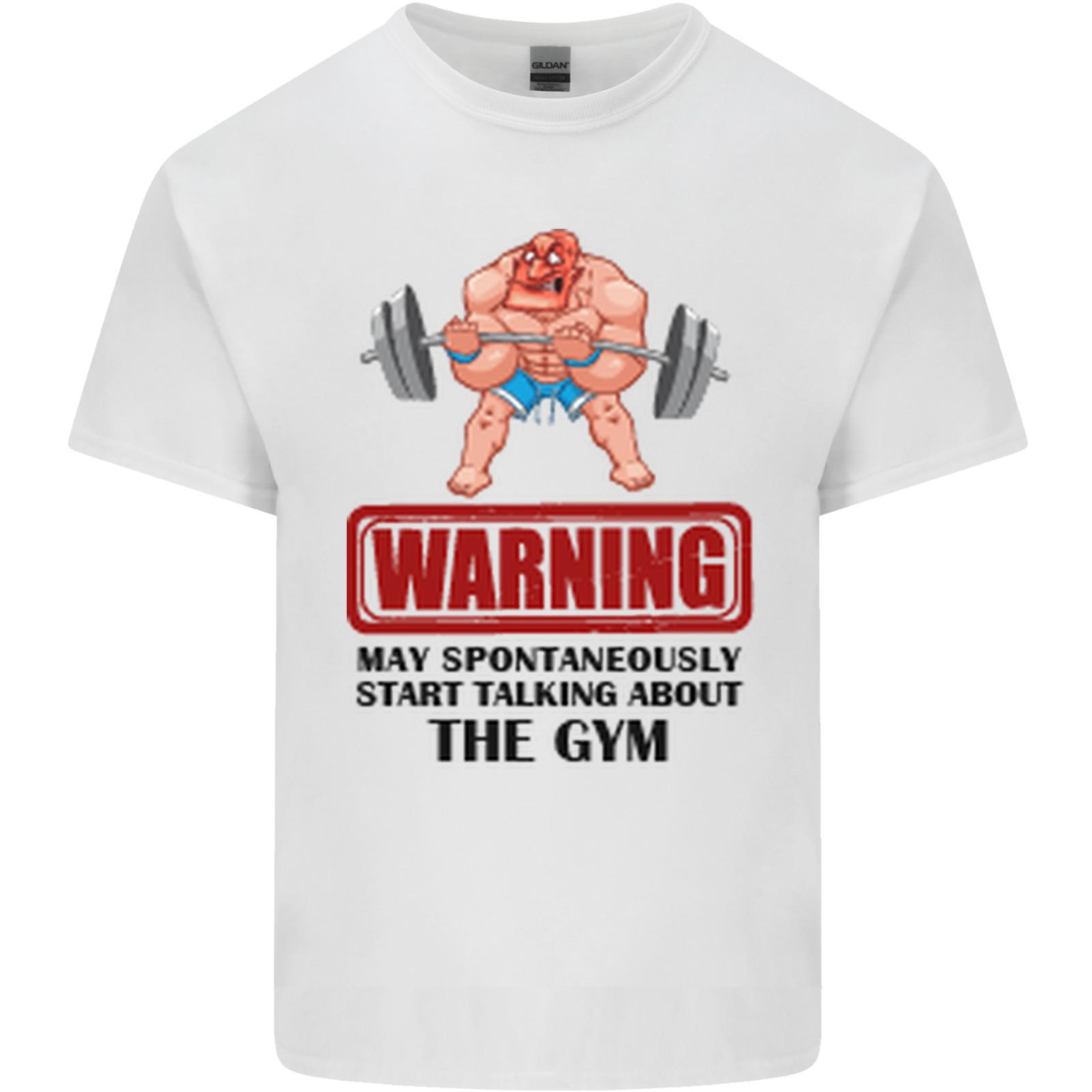 Gym May Start Talking About Mens Light Cotton T-Shirt Mens Womens Tees Top 4XL