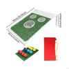 Golf Chipping Cornhole Set Includes 12 Balls Mats and Carrying Bag, Portable Target