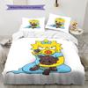 Maggie Simpson Pattern Bedding Home Decoration Birthday Gift ( 1 Duvet Cover + 2 Pillowcase, Without Core),fan Merchandise.