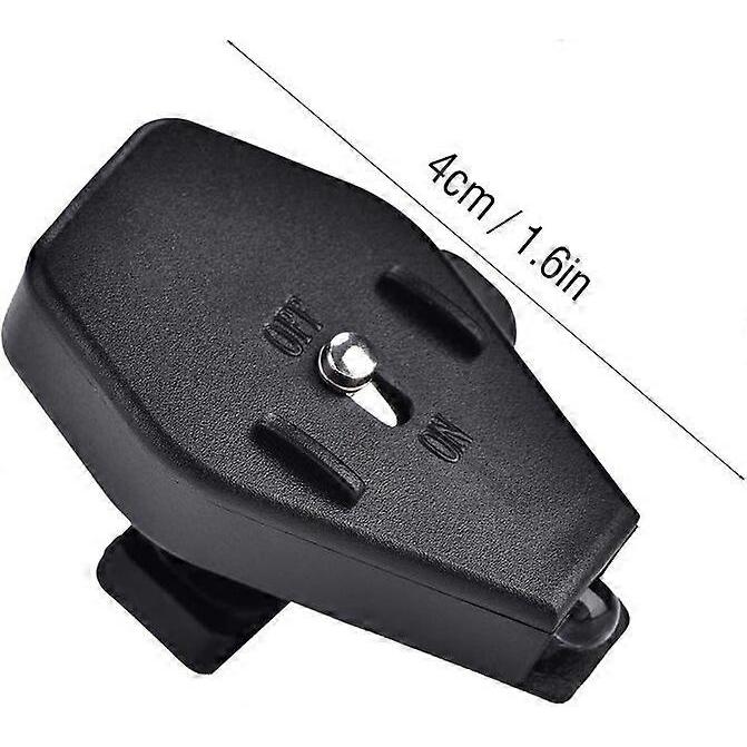 Clip-on LED Light Adjustable Brightness 2-Pack Universal for Glasses and Hats Reading Light