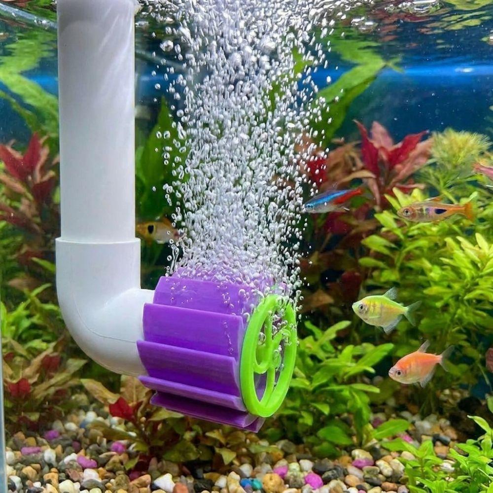20/25/32 MM Tank Outlet Water Flow Diffuser Fan Aquarium Rotary Pump Head  Fish Tank Filtration