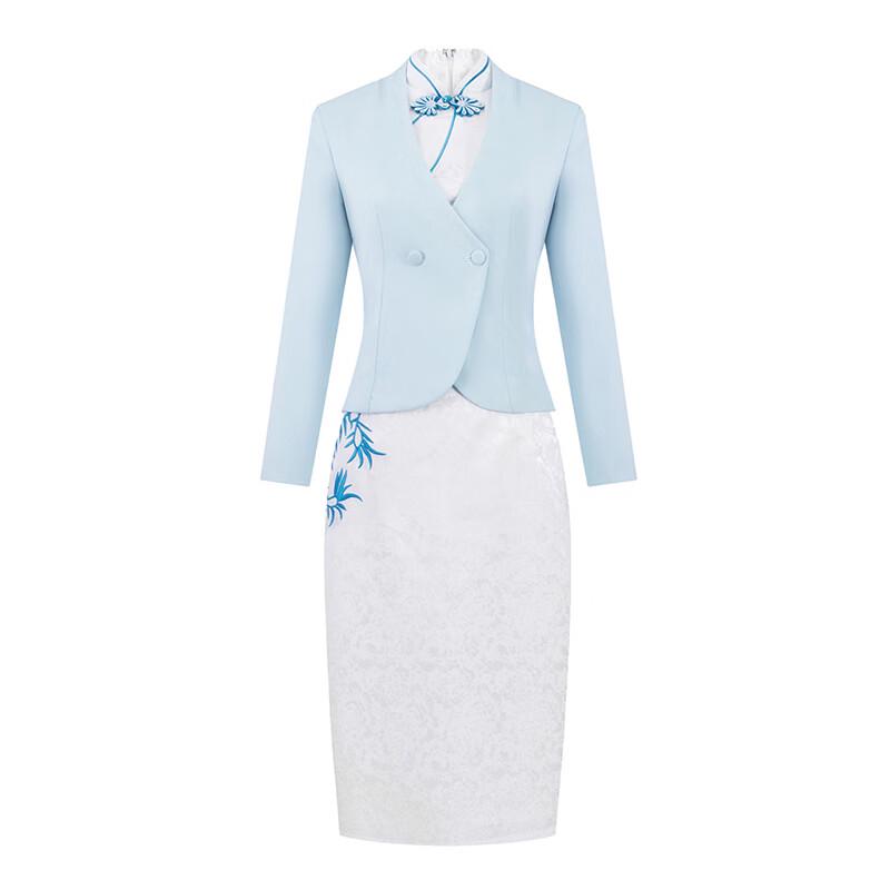 Women's New Chinese Style Professional Cheongsam Dress & Suit