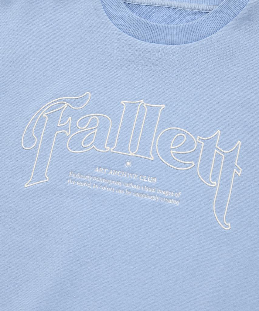 FALLETT Art Archive String Sweatshirt Sky Blue