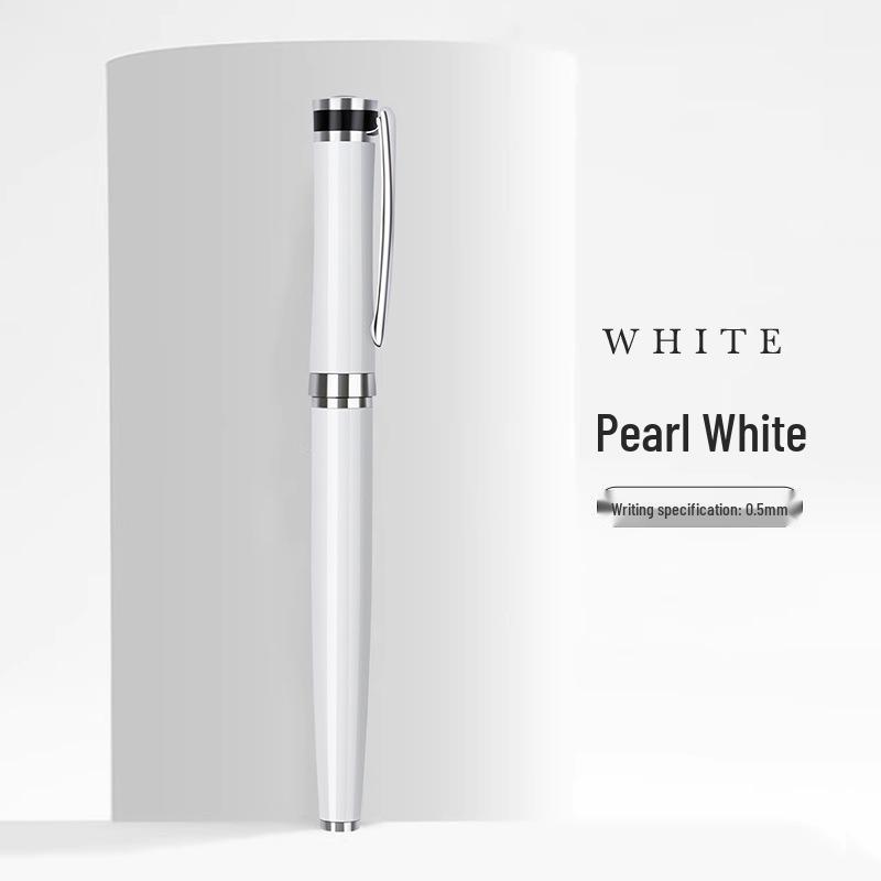 

Custom Logo Metal Gel Pen (0.5mm) with Gift Box for Office, Meetings, or Study