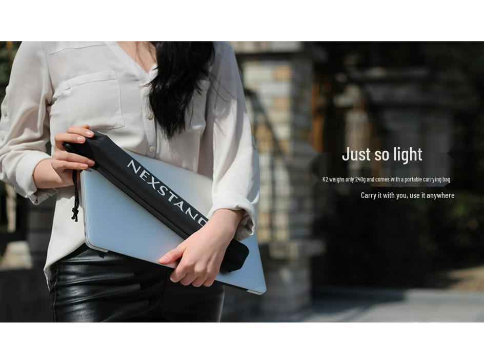 Support d'ordinateur portable pliable et réglable Nexstand K2
