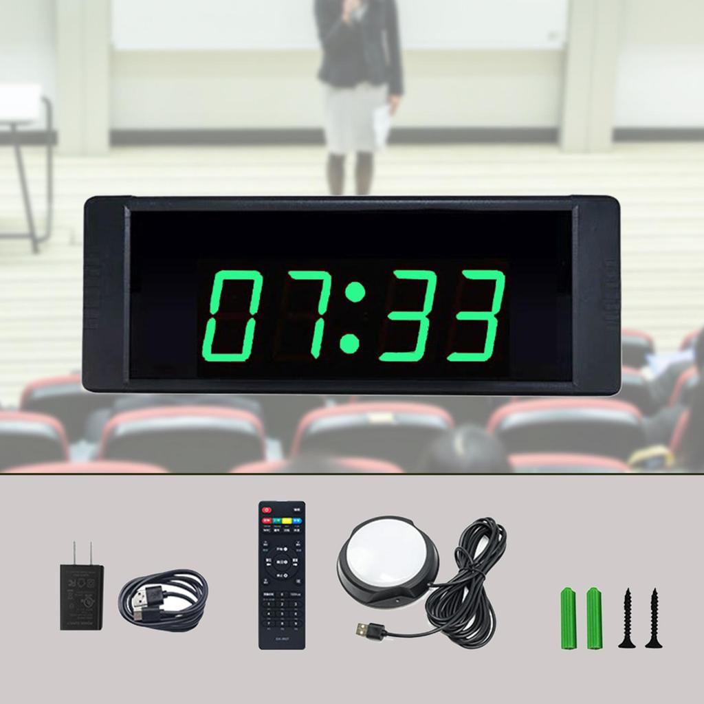 Countdown Timer Gym Clock LED Display Digital Stopwatch for Home Workout Interval Training with Start Stop Button ABS2
