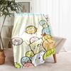 1pc Blanket Sumikko Gurashi2 Print Design, Lightweight Blanket for Sofa, Bed- Soft &Warm, Gift for All Seasons like Christmas, Halloween