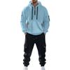 Spring and Autumn Men's Sweater Hooded Zipper Multi-Pocket Pullover Men's Sports Casual Jacket