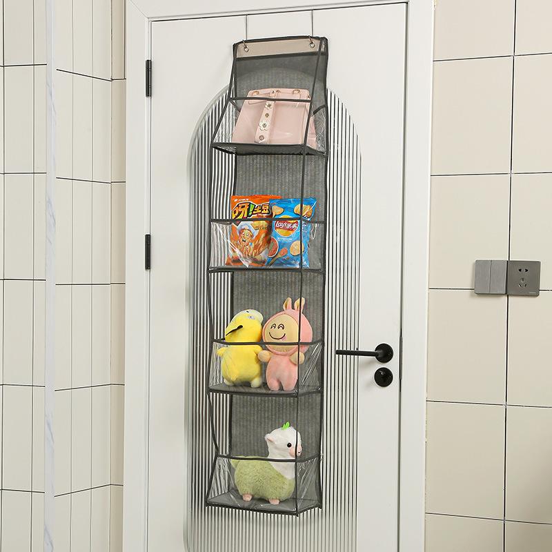 Behind-Door Multi-Pocket PVC Hanging Storage Bag for Keys, Toys, and Miscellaneous Items