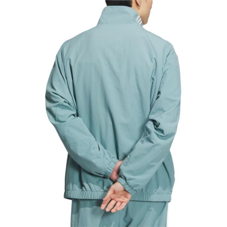 Adidas 3 Stripes Jacket Unisex Cyan JI6648