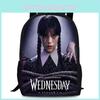 Wednesday Addams Childrens Book Bag Oxford Fabric With Comfortable Shoulder Straps For Casual Outings