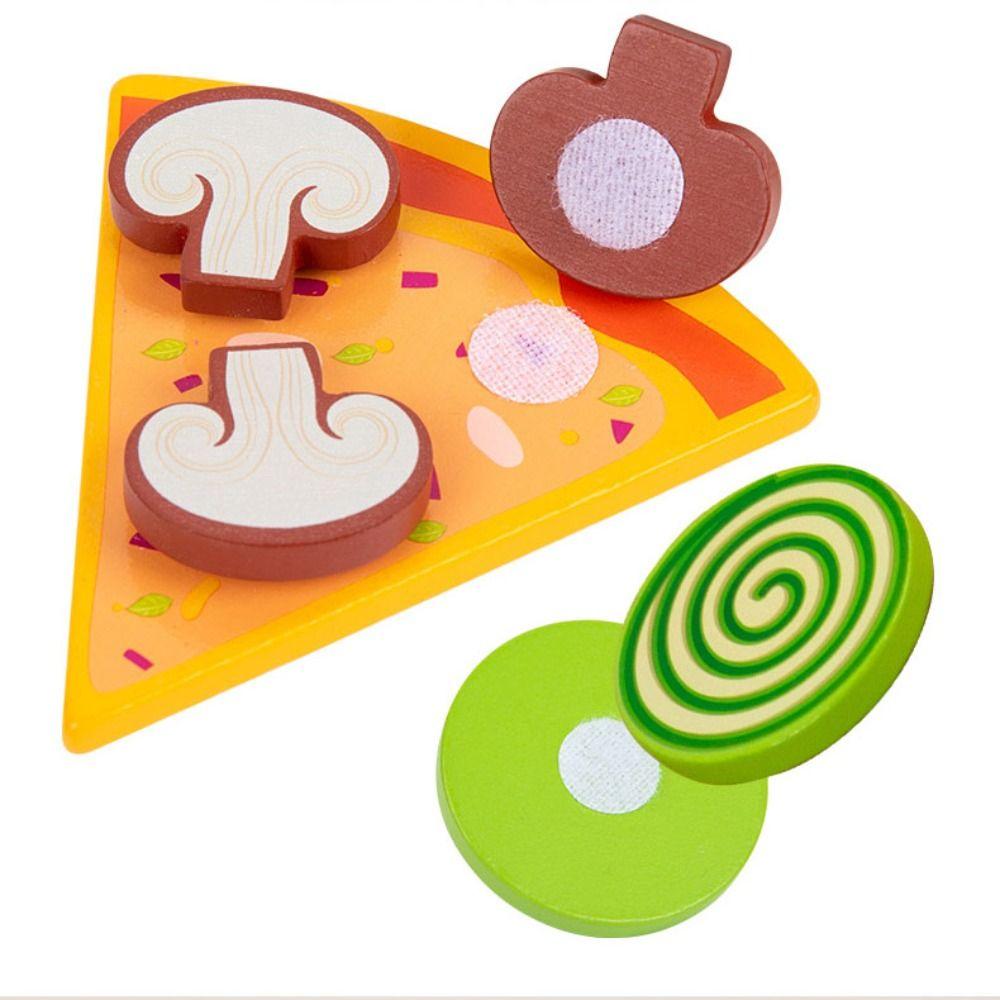 Early Education Pizza Pretend Play Toy Simulation Cookie Play Food Set  Play Food Set