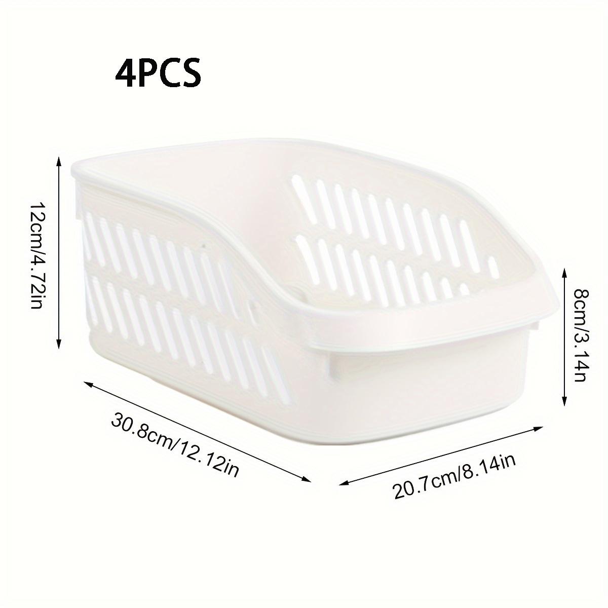 

Корзина для хранения под раковиной из 4 предметов с ручкой и шкивом — идеально подходит для организации кухонных и ванных принадлежностей