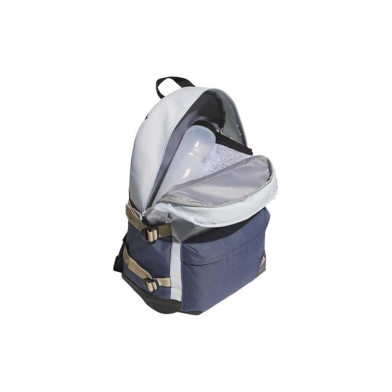 Adidas Recycled Polyester Backpack Medium Size Unisex Blue Adidas JF6559