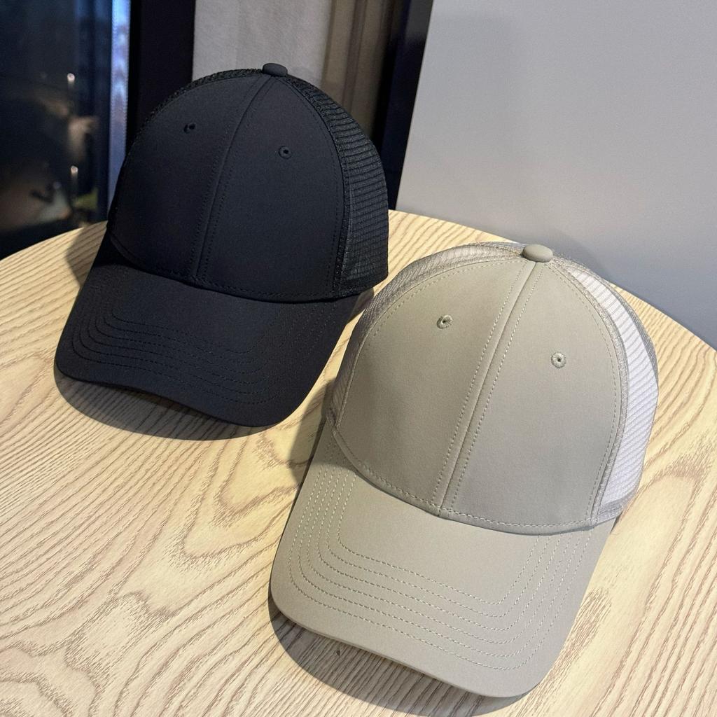New Hat Men's Tide Spring and Summer Extended Brim Sun Protection Visor Quick-drying Baseball Cap Big Head Circumference Peaked Cap Men