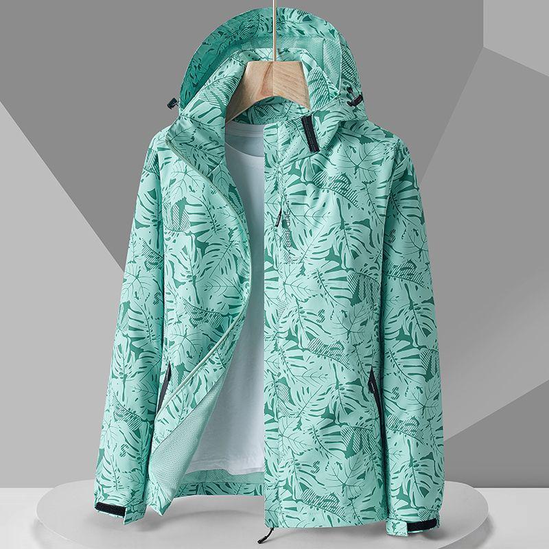 

Парная ветровка камуфляжного цвета для мужчин и женщин на весну/осень - дышащая куртка для активного отдыха M