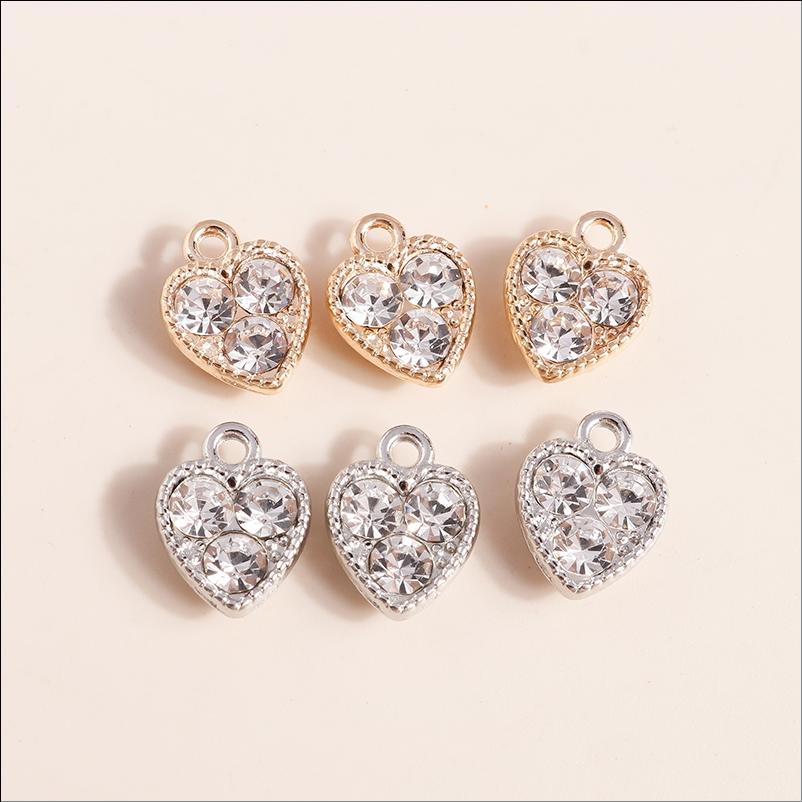 10pcs Cute Animal Charms Crystal Owl Pendants for Jewelry Making DIY Necklace Earrings Bracelet Accessories Supplies
