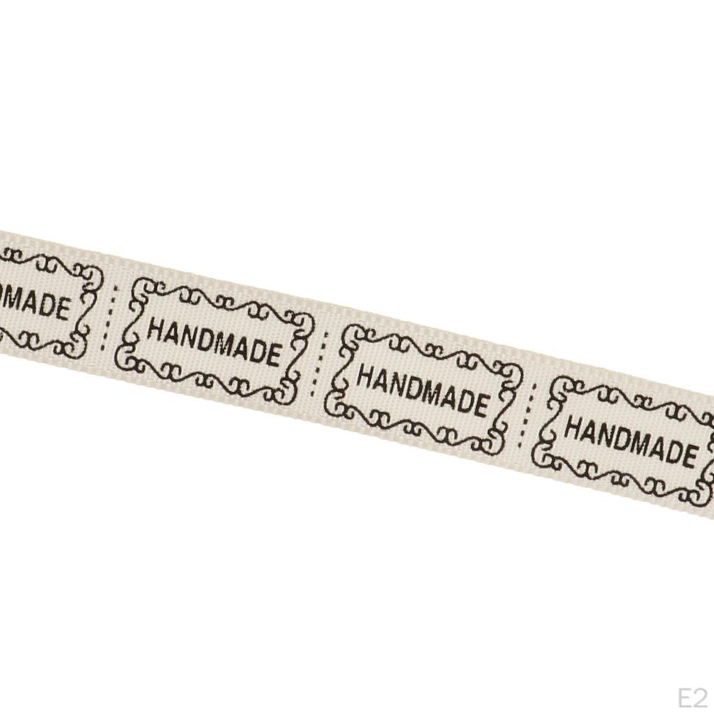 Decoração de casamento para presente de fita de tecido feita à mão de 10 jardas