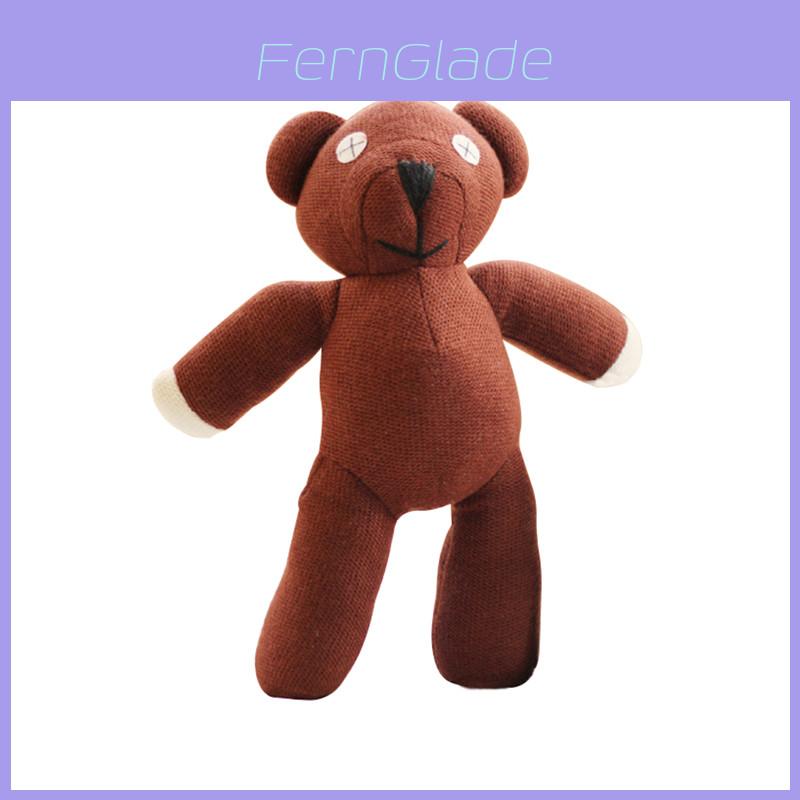 Mr Bean Teddy Plush Doll Brown 23cm Soft Stuffed Figure For Kids Gift And Novelty