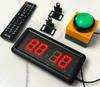 1,5-Zoll 4-stellige LED-Timer-Stoppuhr mit Knopf, tragbar für Wettkampf, Gaming, Fitness, digitale Countdown-Uhr, klares Display