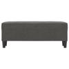 349422 vidaXL Bench Dark Grey 100x35x41 Cm Velvet