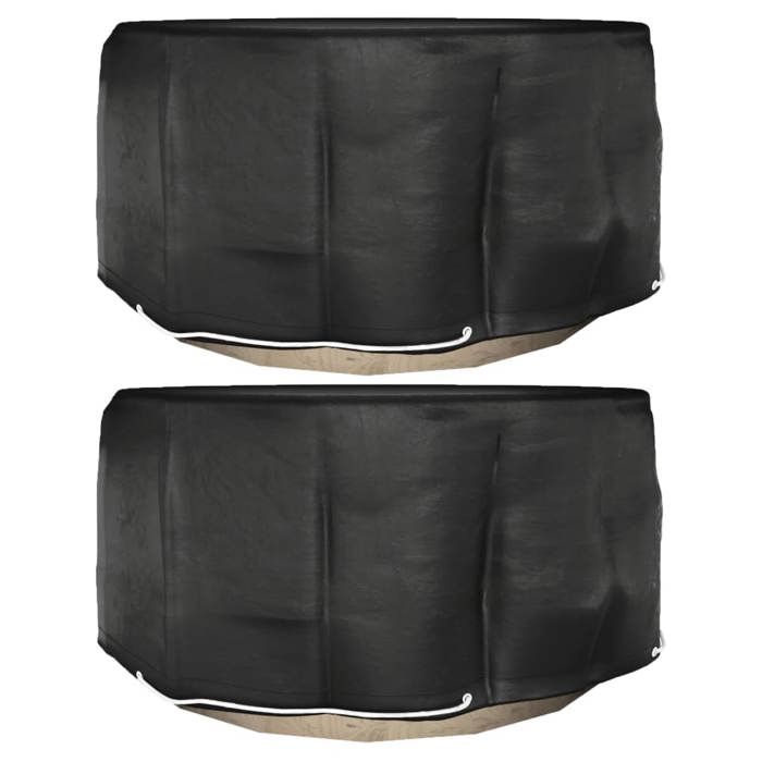 VidaXL Garden Furniture Covers 2 Pcs 10 Eyelets Ø230x90 Cm Round 3155353