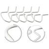 Crank Retainer Door Handle Wind Horseshoe Clip Set Front Plastic Sliver