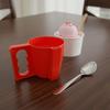 Drip-proof Ice Cream Anti Freeze Cup Ergonomic Handle Ice Cream Sleeve Ice Cream Cup Holder  Yogurt