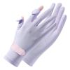 Uv Protective Gloves Female Driver Ice Silk Touch Screen Outdoor Non-Slip Bike Summer Thin Driving Riding