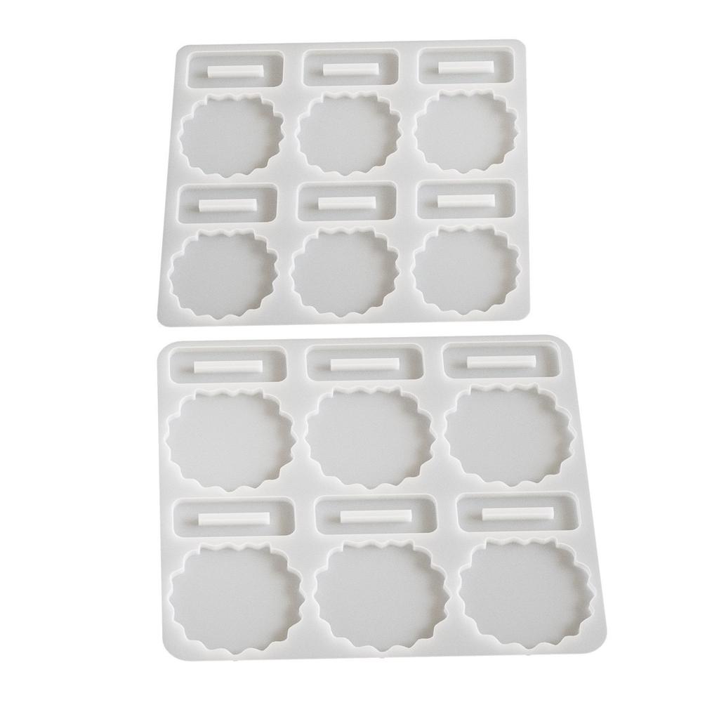 Flexible Silicone Mold for Unique Tabletop Ornament Dried Flower Photo Frame Resin Mould Home Desktop Decoration