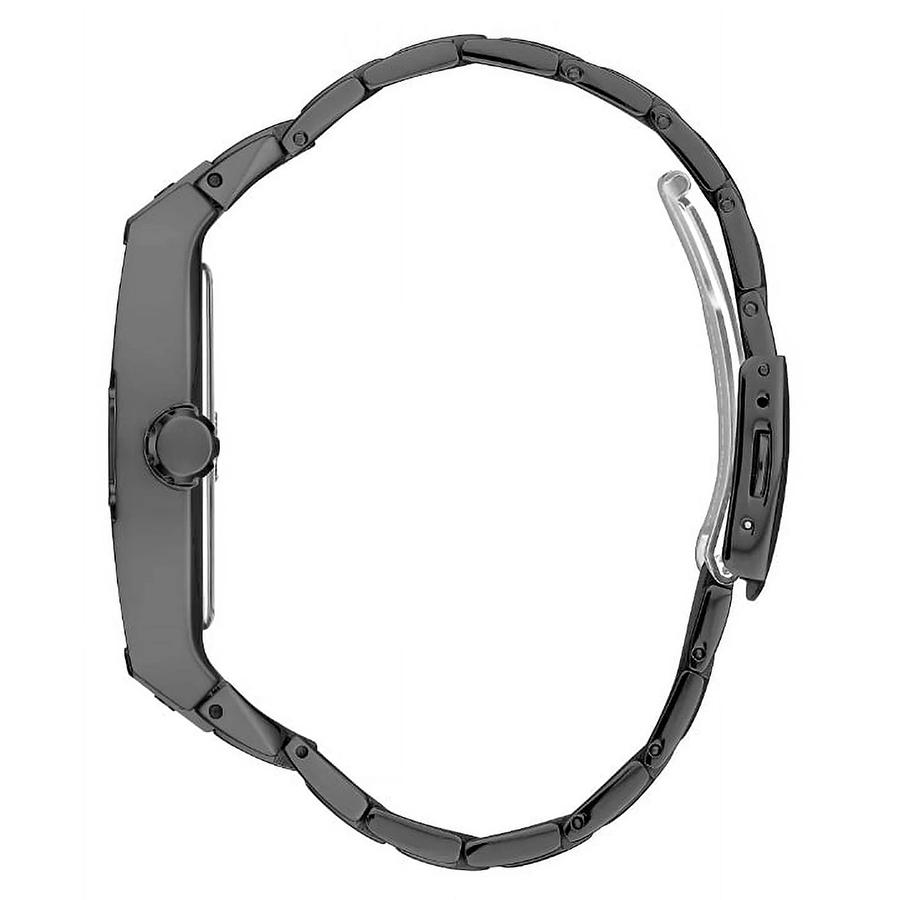 Guess Men's Quartz Watch with Three Hands and Black Stainless Steel Strap - GW0094G3