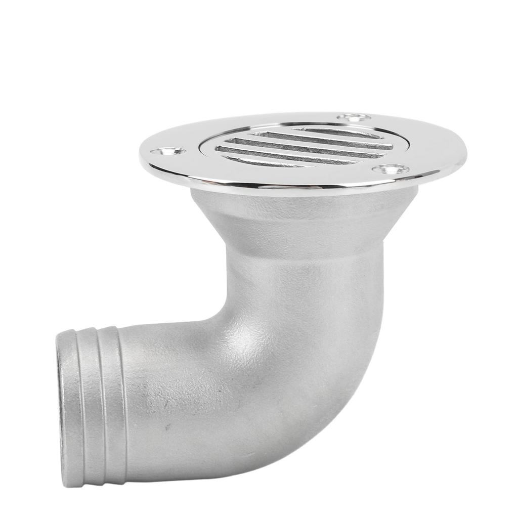 Boat Deck Drain 90 Degree Elbow 316 Stainless Steel Split Floor Deck Drain for Fishing Boat Yacht