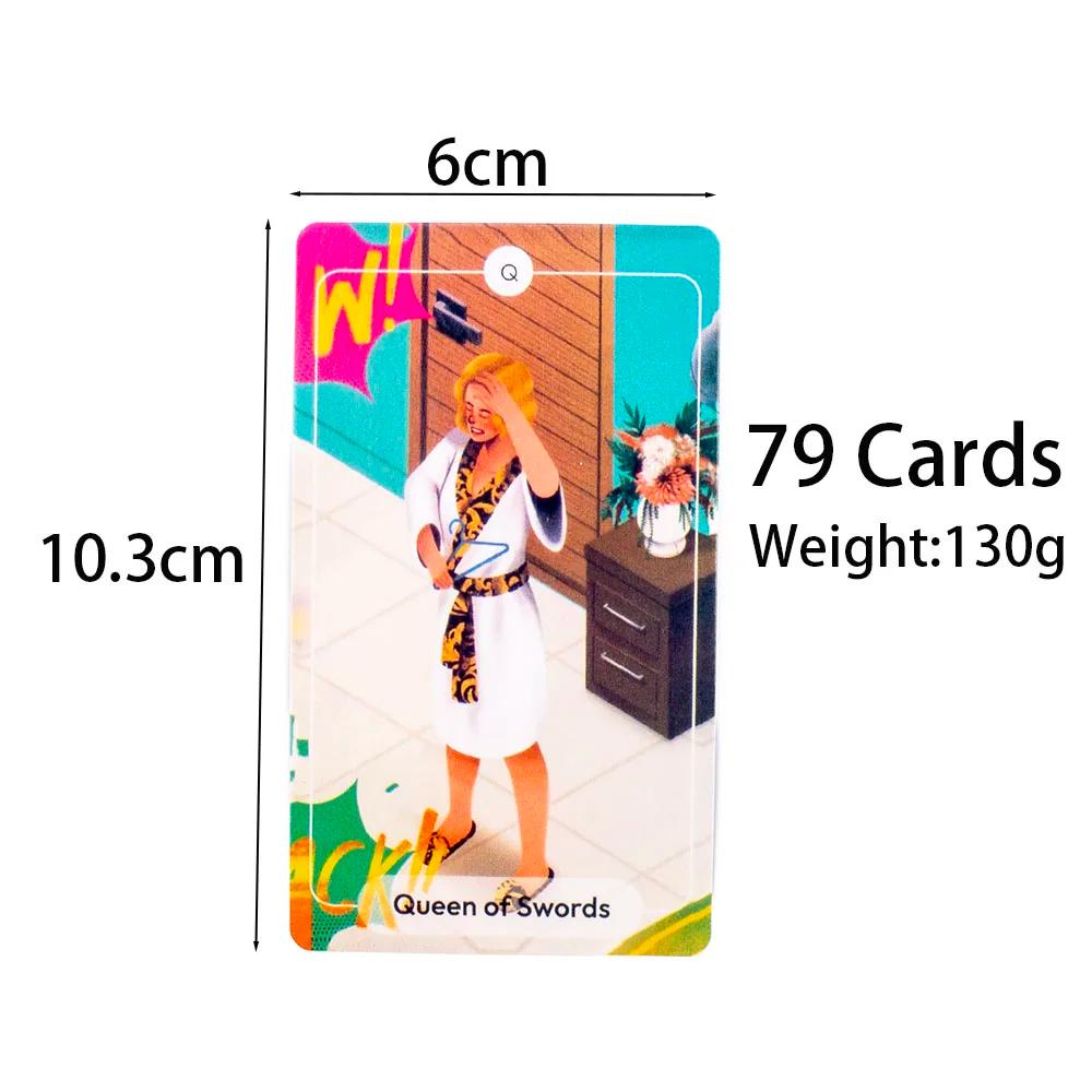 78 Stories Tarot Board Game for Leisure Entertainment Family Gatherings 79 Cards