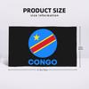 Bandiera del Congo Kinshasa Bandiera dello Zaire Asciugamano Viso Morbido Asciugatura Rapida Piscina Bagno Asciugamani in Cotone Traspiranti