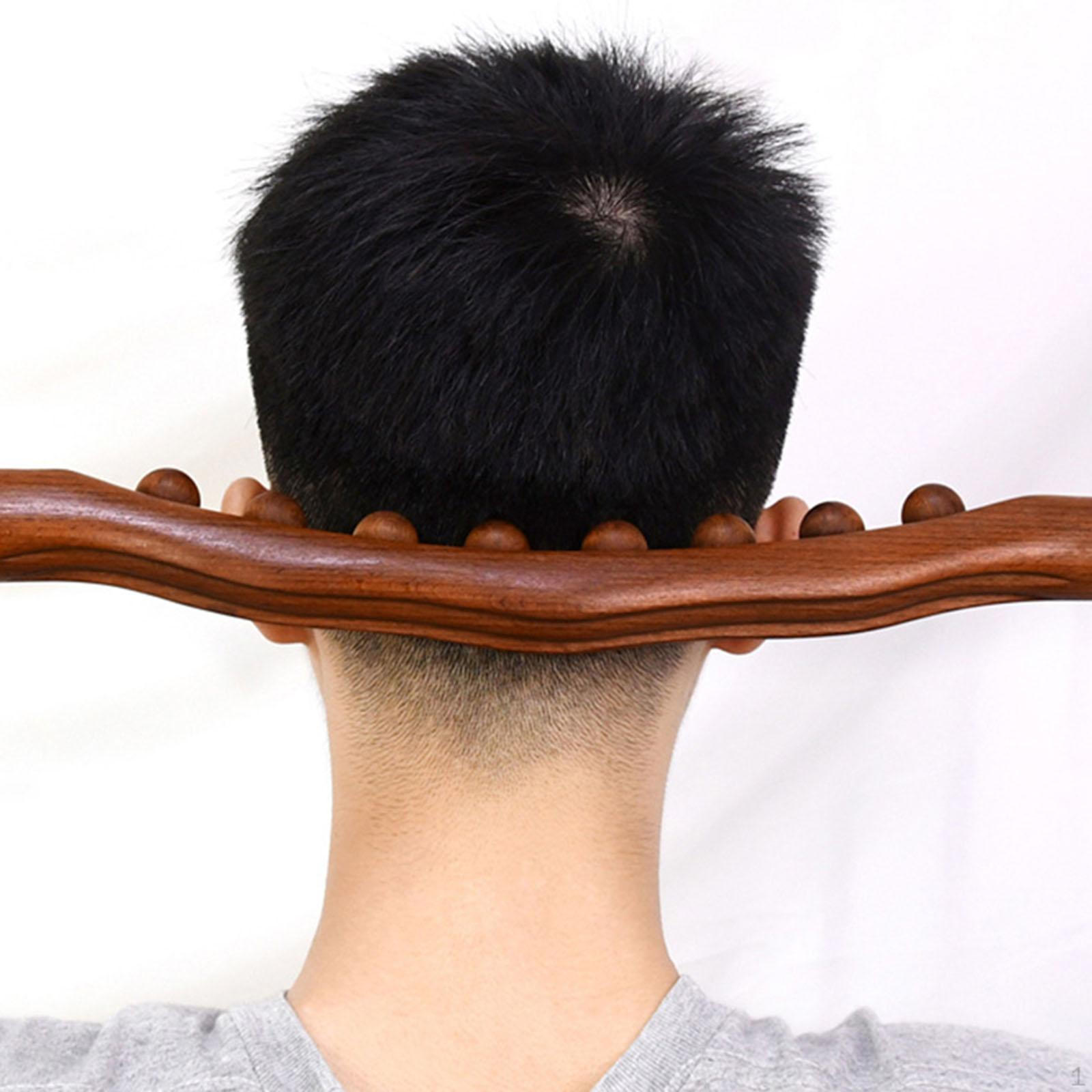 

ru Гуаша Скребковый Массажный Инструмент 52см для Плеча Шеи Carbonized Wood