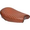 JMCHstore Brown Diamond Stitch Retro Seat Cover for Coleman ct200uex Mini Bike 196cc, Hisun ct200u-ex 200cc Trail Bike Cushion Replacement Parts