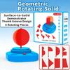 Pädagogisches Elektrisches Geometrie-Visualisierungsgerät Kunststoff Elektrisches Geometrie-Demonstrationsgerät für Mathe-Studien